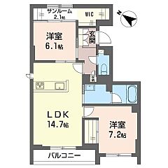 物件の間取り