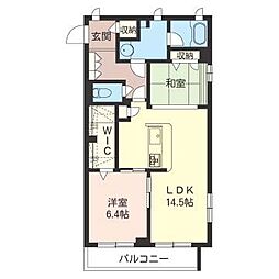 grace1 1SLDKの間取図画像