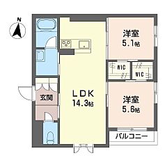 物件の間取り
