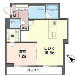 サントサナ 1LDKの間取図画像