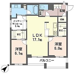 物件の間取り