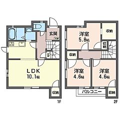 物件の間取り