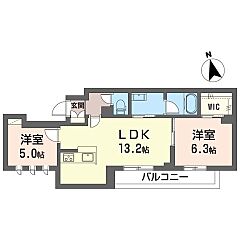 物件の間取り