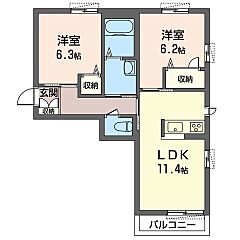 物件の間取り