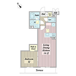 間取図画像 1LDK