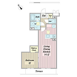 間取図画像 1LDK