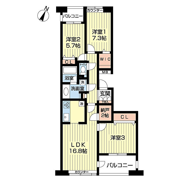間取りを拡大表示