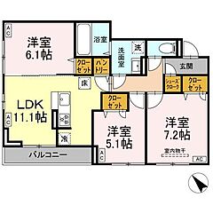 物件の間取り
