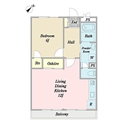 間取図画像 1LDK