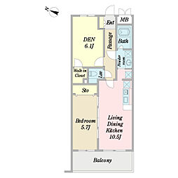 間取図画像 1SLDK