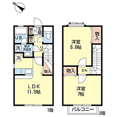 物件の間取り