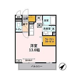 間取図画像 ワンルーム