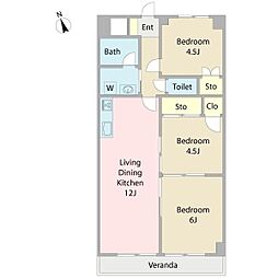 間取図画像 3LDK