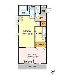 間取図画像 1LDK