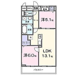 物件の間取り