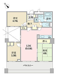 グランドメゾン上永谷 3LDKの間取図画像