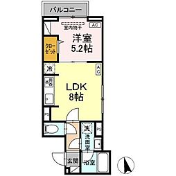 間取図画像 1LDK