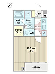 TYC+22 1Kの間取図画像