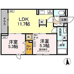 物件の間取り
