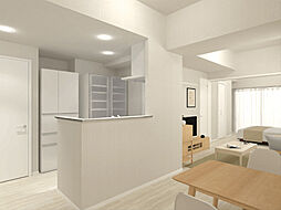 ＪＡＮＵＳ府中 8階1LDKのリビング/ダイニング