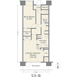 間取図画像 1LDK