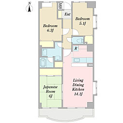 間取図画像 3LDK