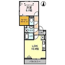間取図画像 1LDK
