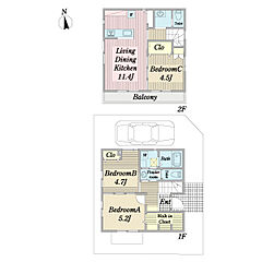 物件の間取り
