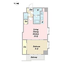 間取図画像 1LDK