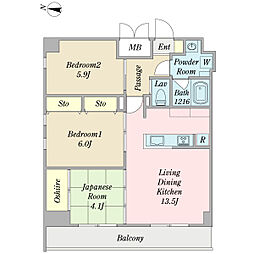 メゾン　ド　ソレイユ 0101 1階3LDKの間取り