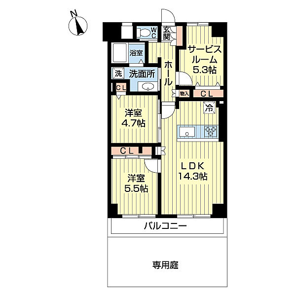間取りを拡大表示
