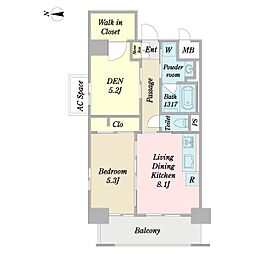 間取図画像 1SLDK