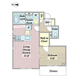 間取図画像 1LDK