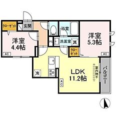 物件の間取り