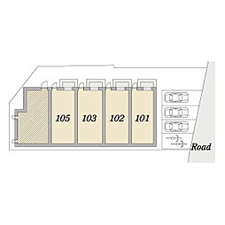 イラーレ 2LDKの間取図画像