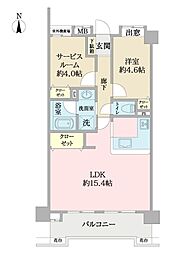 間取図画像 1SLDK