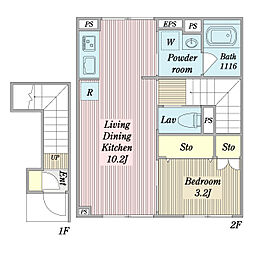 間取図画像 1LDK