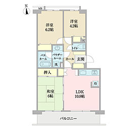 間取図画像 3LDK