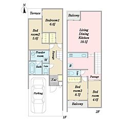 物件の間取り