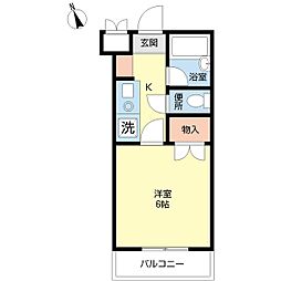 メゾン・カナエ 1階1Kの間取り