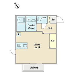 間取図画像 ワンルーム