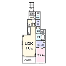 間取図画像 1LDK