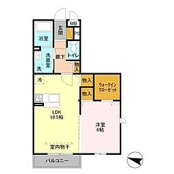ソラシエスタ 1LDKの間取図画像