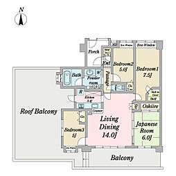 間取図画像 4LDK