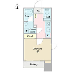 REGOLITH 1Kの間取図画像