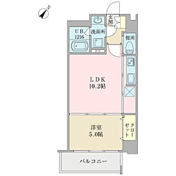 MoFurie 1LDKの間取図画像