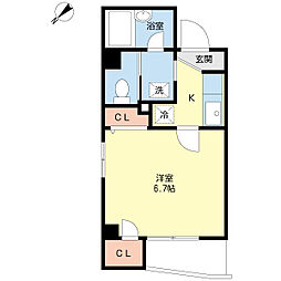 T'Sビル 1Kの間取図画像