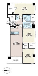 WELINA VILLA 3LDKの間取図画像