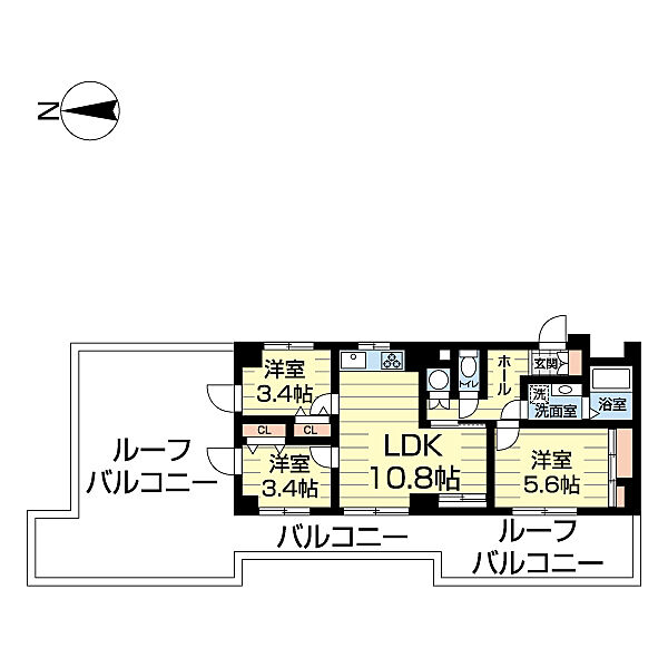 間取りを拡大表示