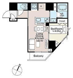 間取図画像 1LDK
